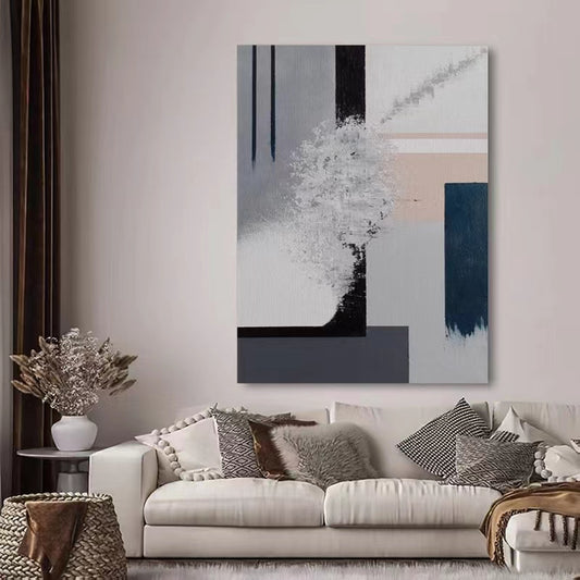 Original Hand painted Living Room Decoration Painting Christmas Gift Bedroom Dining Room Abstract Oil Painting Canvas,31inx47in,No Frame