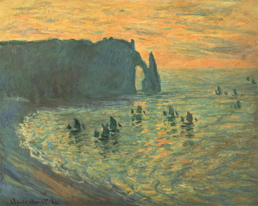 Oscar-Claude Monet Hand painted Oil Painting Canvas Wall Art For Home Living Room #142