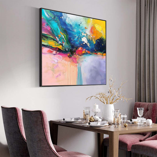 Original creation Abstract Hand painted Oil Painting Canvas Wall Art For Home Living Room Unframed/Rolled #009