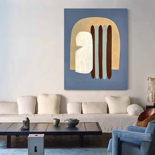 Abstract Oil Painting Handmade Canvas Decorative Mural Frameless Acrylic Handpainted For Living Room Bedroom,31inx47in,No Frame