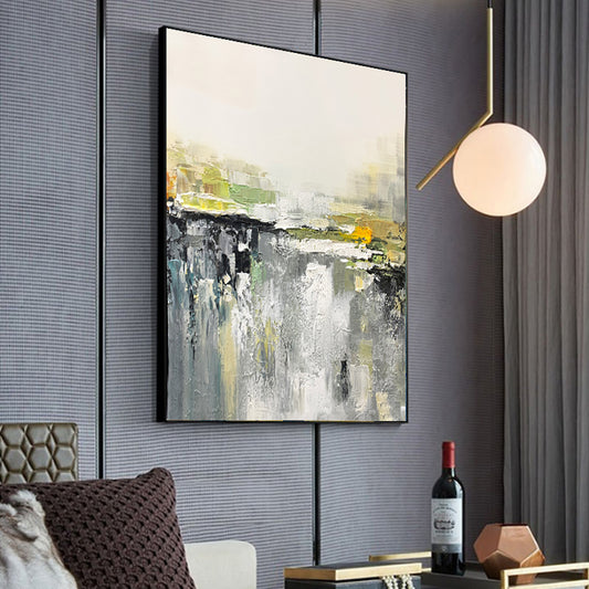 Abstract Wall Paintings  Hand Painted Art Landscape Oil Painting On Canvas Handmade Living Room Decoration,31inx47in,No Frame