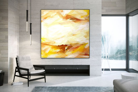 LargeAbstractPaintingLargeAbstractArt-OnCanvasLivingRoomPaintingAbstractAbstractCanvasWallArt 31in,No Frame
