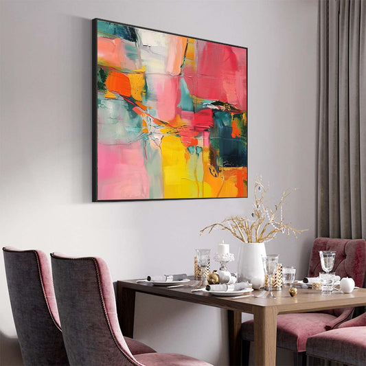 Original creation Abstract Hand painted Oil Painting Canvas Wall Art For Home Living Room Unframed/Rolled #007