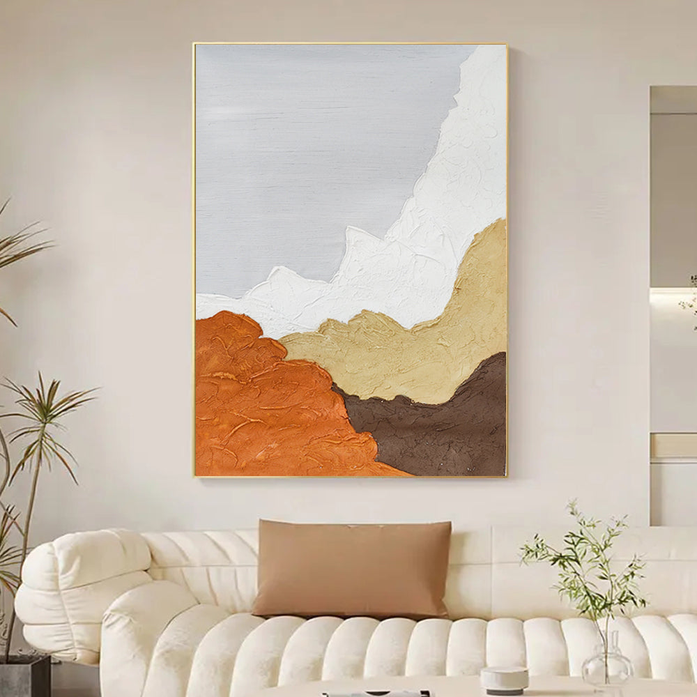 3D Oil Painting Handmade Abstract On Canvas Frameless Acrylic Wall Pictures Hand Painted Art New,31inx47in,No Frame