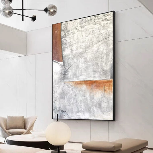 #1060Abstract Simple Design Wall Oil Paintings Handmade Texture Painting Canvas Wall Art Pictures For Office Wall,31inx47in,No Frame