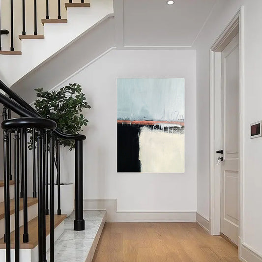 Wall Hanging Picture Oil Painting Handmade Handpainted Canvas Art Decor Murals Abstract Image Living Room Bedroom,31inx47in,No Frame