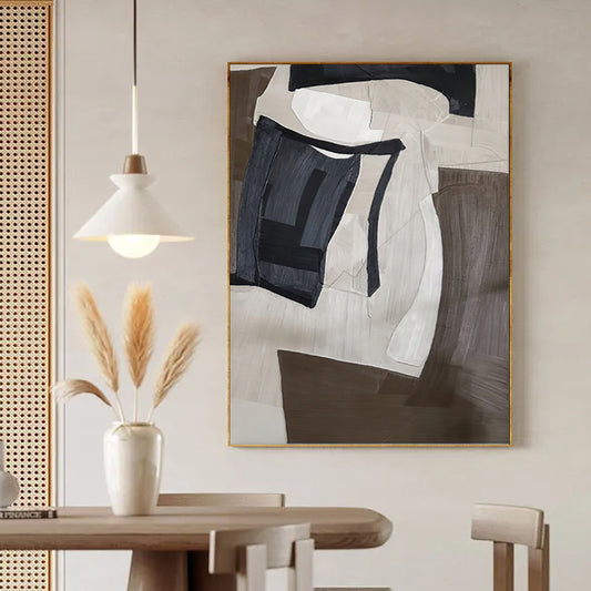 #840 Abstract 3D Pictures Home Decoration Wall Art Hand Painted Oil Painting On Canvas Handmade Paintings,31inx47in,No Frame