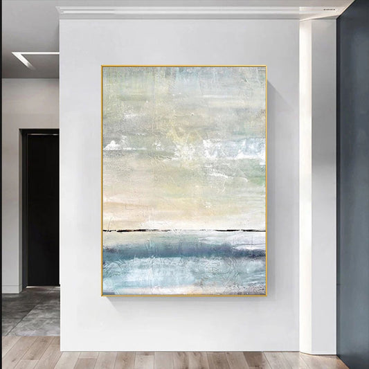 Large Mural on Canvas Handmade Oil Vertical Abstract Art Deco Painting Living Room Wall Decoration Painting,31inx47in,No Frame