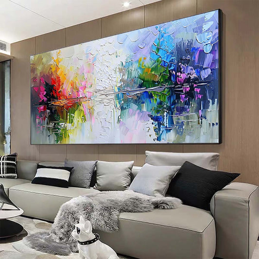 Original creation Landscape Hand painted Oil Painting Canvas Wall Art For Home Living Room Unframed/Rolled #019