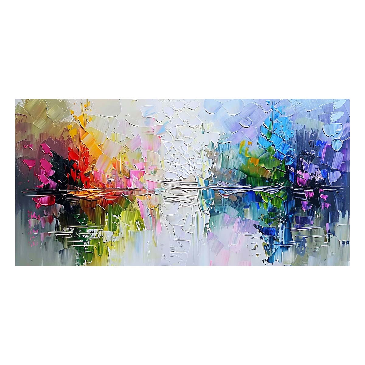 Original creation Landscape Hand painted Oil Painting Canvas Wall Art For Home Living Room Unframed/Rolled #019