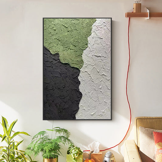 Hand painted Oil Painting Canvas Wall Art Handmade Simplicity Color Block Abstract Heavy Oil Painting For Home Living Room,31inx47in,No Frame