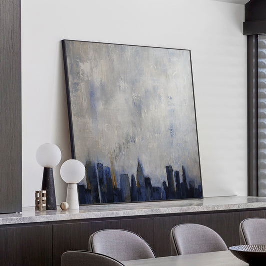 PurehandpaintedOilPaintingDecorativePaintingModernCityCornerOfficeHotelClubModelRoomMural 31in,No Frame