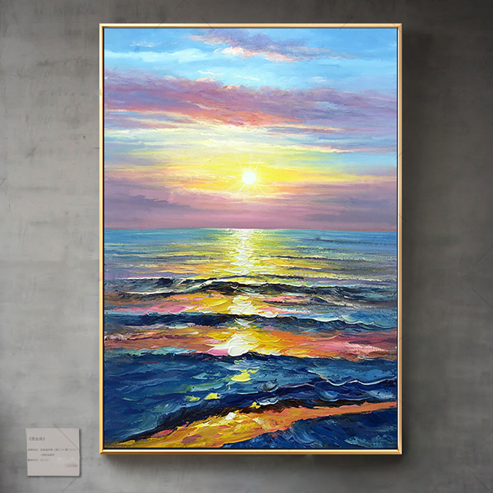 Hand Painted Modern Abstract Decorative Painting On Canvas Large Size Wall Art Picture For Living Room,31inx47in,No Frame