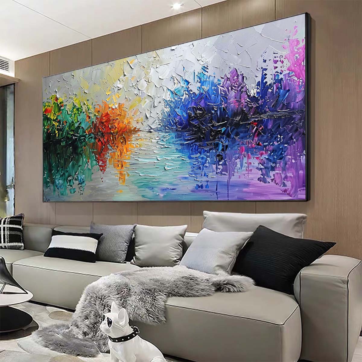 Original creation Landscape Hand painted Oil Painting Canvas Wall Art For Home Living Room Unframed/Rolled #042