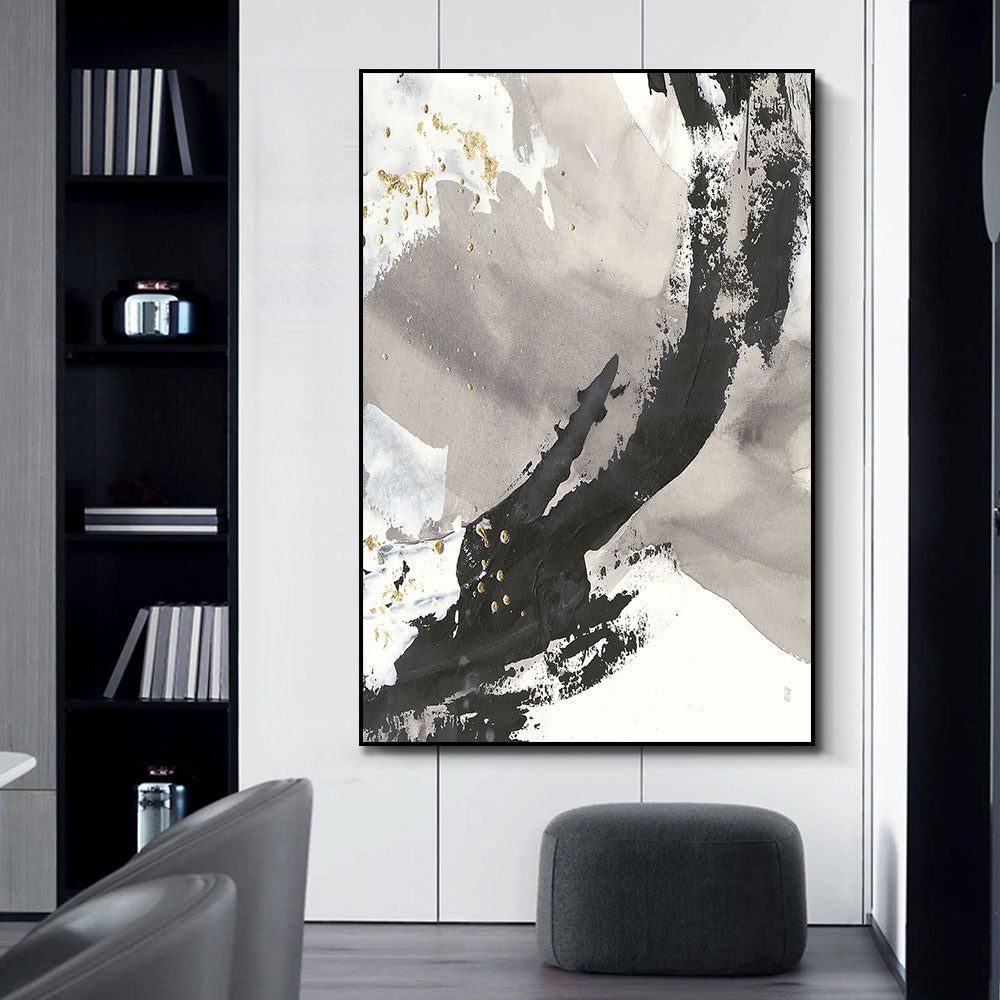 Hand Painted Oil Painting On Canvas Modern Abstract Wall Art Pictures Large size Handmade Oil Paintings For Home Living Room,31inx47in,No Frame