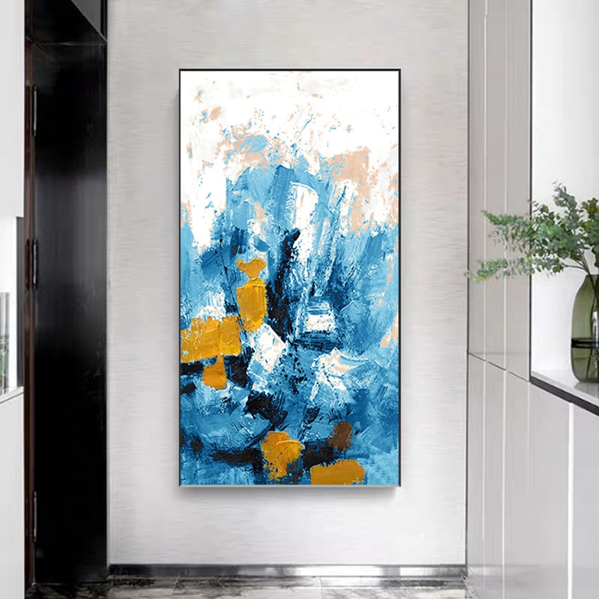 Handmade Picture Wall Art Paintings Handpainted Oil Painting On Canvas Large Handmade Wall Art Modern Home,27inx54in,No Frame