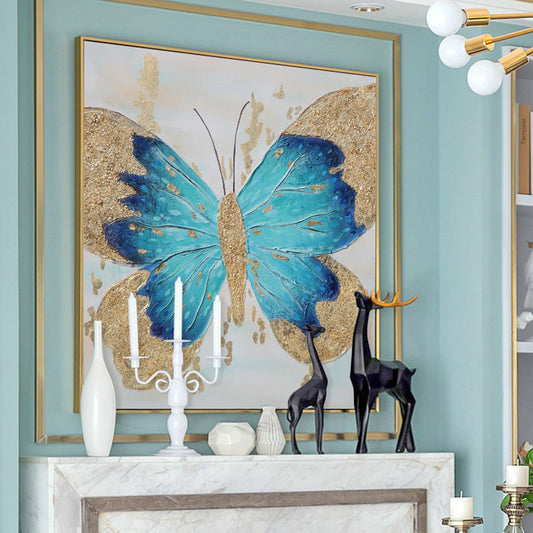 LightLuxuryLivingRoomRestaurantEntrancehandpaintedOilPaintingAbstractDecorativeWall   31in,No Frame