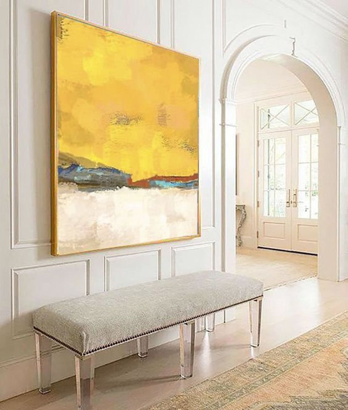 Abstract Art Large Oil Painting Large Painting Original Art Painting Abstract Painting Painting on Canvas Wall Art Home Decor 31in,No Frame