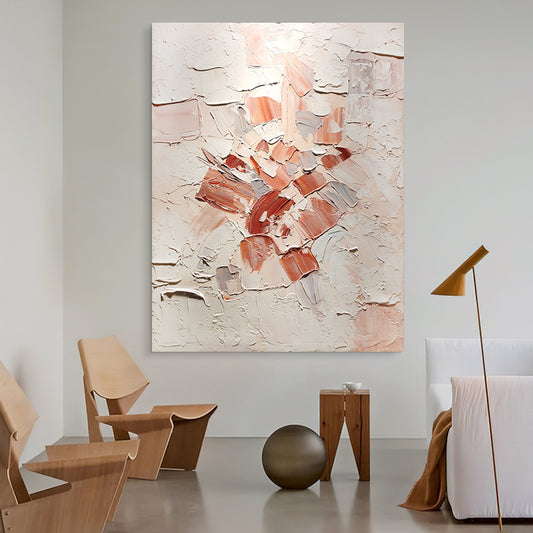 Hand painted Thick Texture Abstract Oil Painting Modern Wall Art On Canvas Living Room Hanging Mural,31inx47in,No Frame