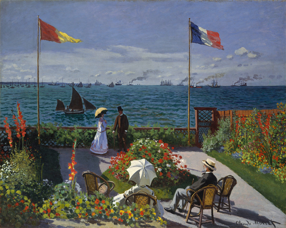 Oscar-Claude Monet Hand painted Oil Painting Canvas Wall Art For Home Living Room #202