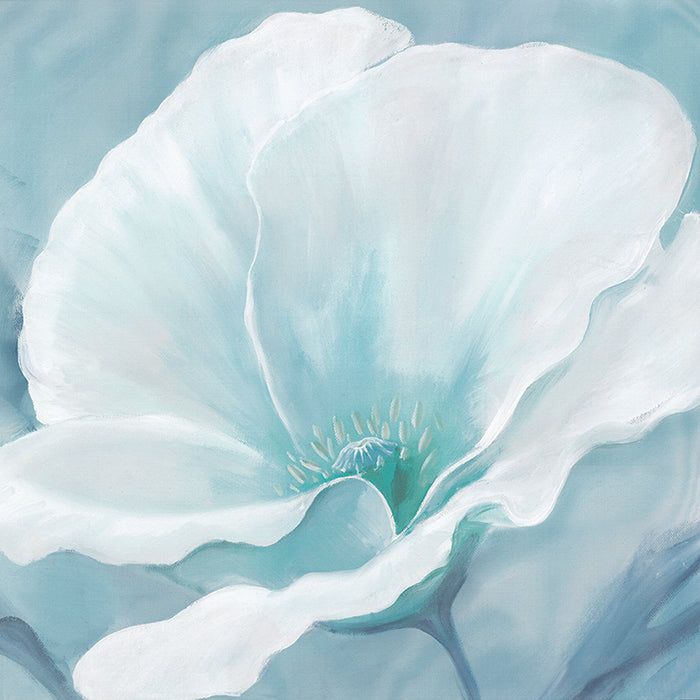 Modern Abstract White Flower Hand painted Oil Painting Canvas Wall Art Handmade Oil Painting for Livingroom