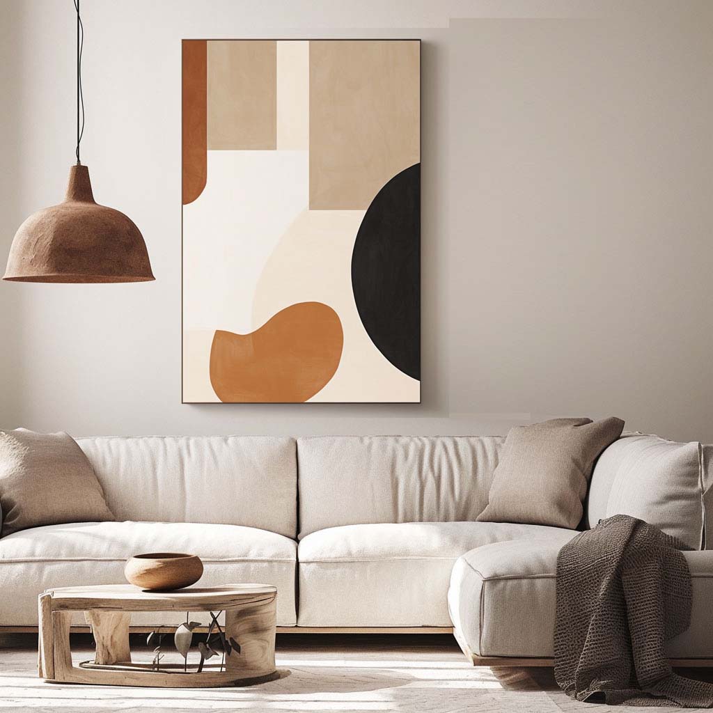 Handpainted Abstract Wall Art Painting Decorative Painting Aisle Corridor Mural Mooring Hanging Paintingblackwhite1inx47in,No Frame