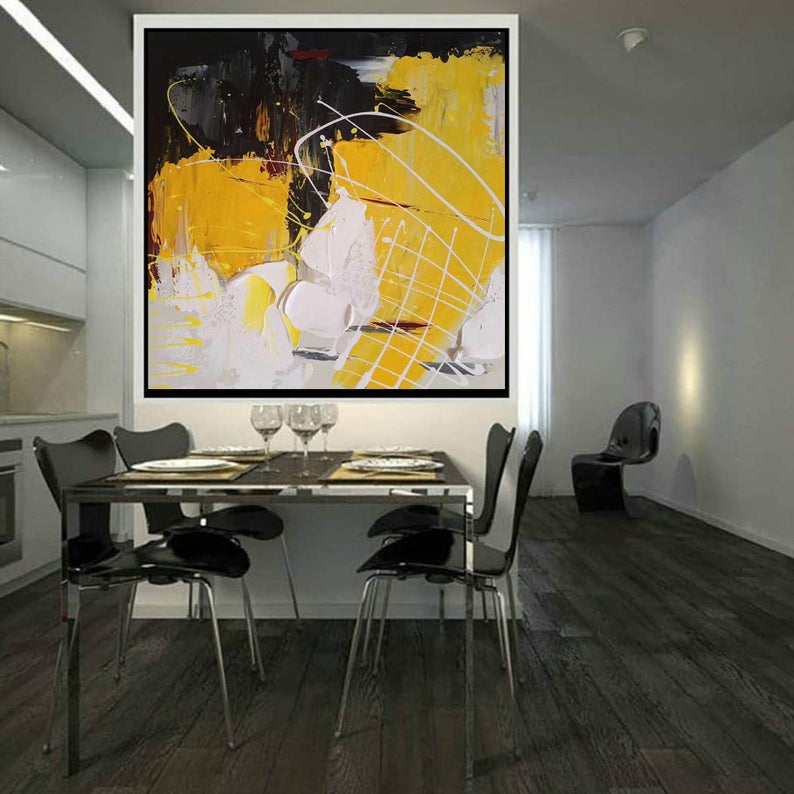 ModernAbstractPaintingLargeCanvasWallArtLargeAcrylicPaintingTexturedWallArtCanvasMinimalistWall   31in,No Frame