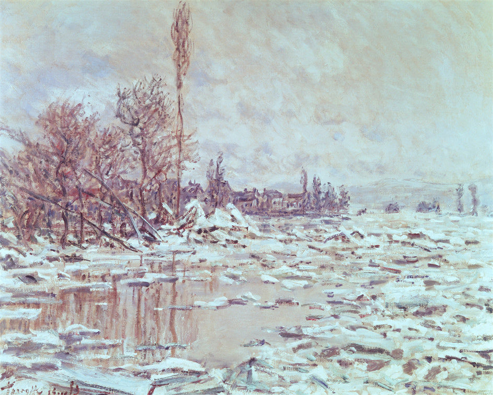 Oscar-Claude Monet Hand painted Oil Painting Canvas Wall Art For Home Living Room #029