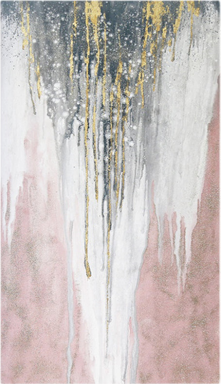 New Abstract Texture Simple Color Design Wall Decorative Canvas Oil Painting Hand Painted Fine Art,27inx54in,No Frame