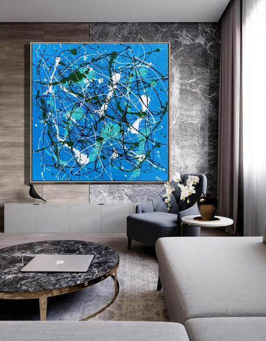 LargeAbstractWallArtOversizedCanvasArtLargeAbstractPaintingModernWallArtCanvasLargeCanvas 31in,No Frame