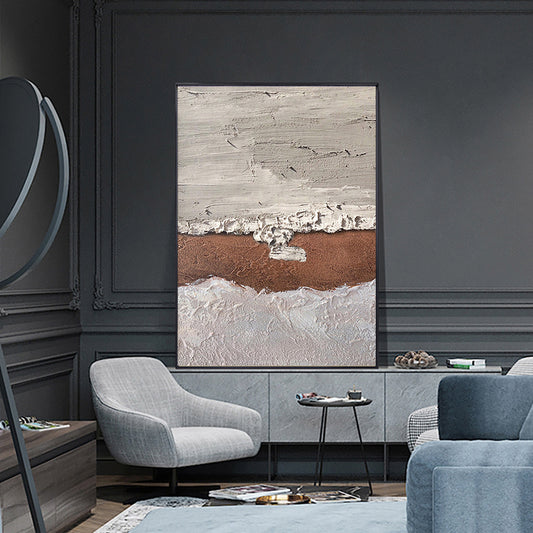 Hand Painted 3D Abstract Painting Thick Oil Canvas Painting Wall Art Modern Home Wall Decoration Picture For Living Room,31inx47in,No Frame