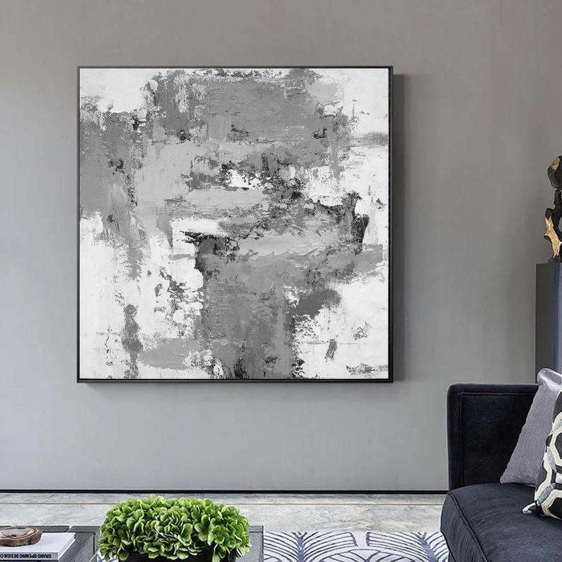 Oversized Wall Art Abstract Painting Modern Art Large Canvas Painting Extra Wall Painting Office Decor Living Room Decoration31in,No Frame