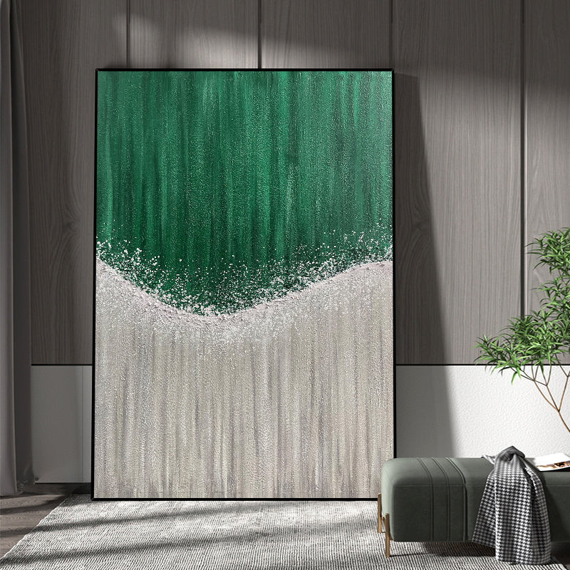 New Abstract Design Texture Canvas Oil Painting  Hand Painted   Entrance Decor Canvas Art,31inx47in,No Frame