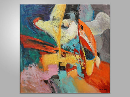 Abstract Oil Painting Abstract Art Dorm Decor Canvas Art Oil Painting Large Oil Painting Wall Art Modern Painting Abstract31in,No Frame