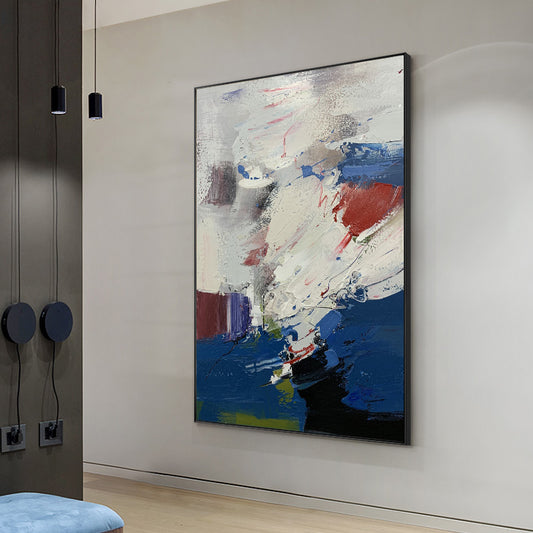 Handmade Picture Wall Art Paintings Handpainted Oil Painting On Canvas Large Nordic Wall Art Modern Home,31inx47in,No Frame