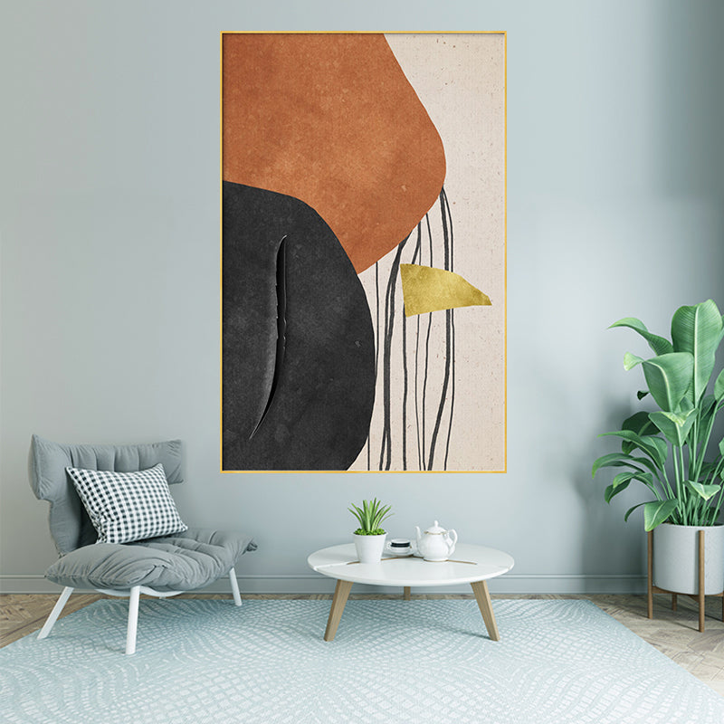 Handmade Oil Painting Canvas Wall Art Oil Paintings Canvas Abstract Art Home Decoration Wall Pictures,31inx47in,No Frame