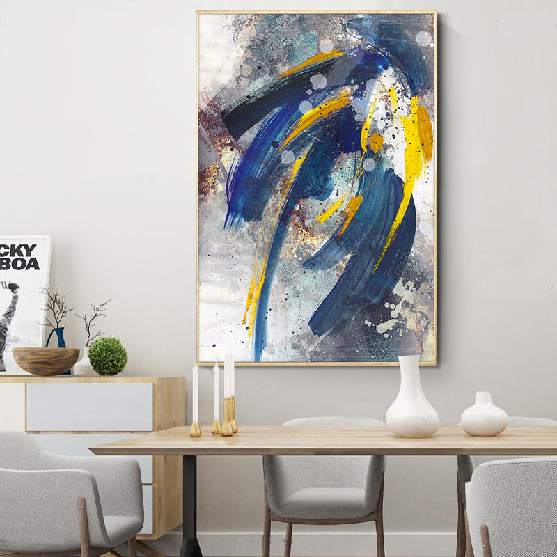 Abstract Colorful  Hand Painted Paintings Picture Modern Wall Art Landscape Oil Painting On Canvas Wall For Living Room,31inx47in,No Frame