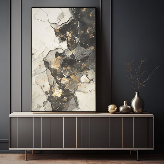 Minimalism Abstract Handmade Oil Painting Modern Home Living Room Decoration Painting,27inx54in,No Frame