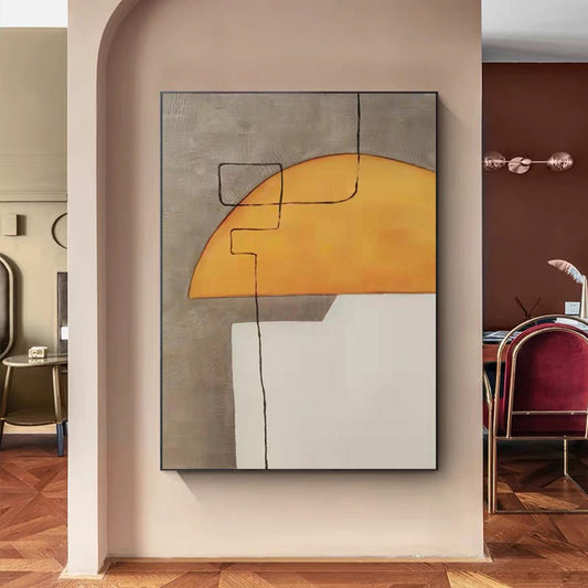 Lienzos Decorativos Grandes Laminas Decorativas Pared Cuadros Nordicas Oil Painting on Canvas Hand Painted,31inx47in,No Frame