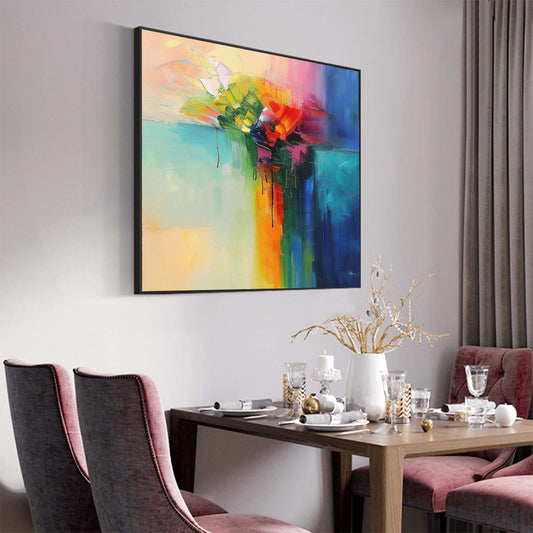 Original creation Abstract Hand painted Oil Painting Canvas Wall Art For Home Living Room Unframed/Rolled #001