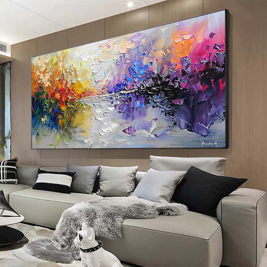 Original creation Landscape Hand painted Oil Painting Canvas Wall Art For Home Living Room Unframed/Rolled #013