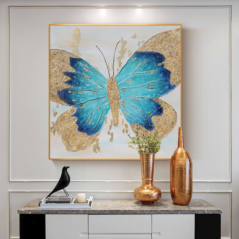 LightLuxuryLivingRoomRestaurantEntrancehandpaintedOilPaintingAbstractDecorativeWall   31in,No Frame