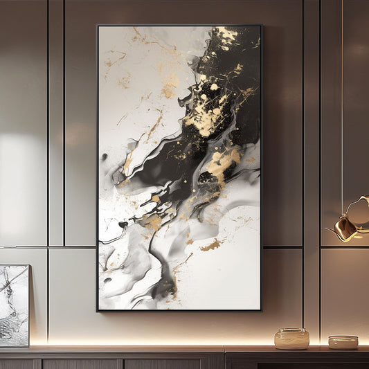 Minimalism Abstract Handmade Oil Painting Modern Home Living Room Decoration Painting,27inx54in,No Frame