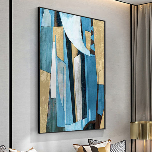 Modern Abstract Art Paintings Hand Painted Oil Painting On Canvas Wall Art Pictures For Home Living Room,31inx47in,No Frame