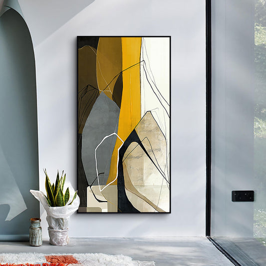 Abstract Landscape Painting  Hand Painted Oil Painting On Canvas Handmade Modern Wall Art Pictures,27inx54in,No Frame #442