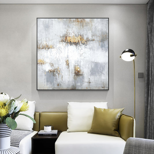 Original Abstract Art Painting Grey Oil Painting Wall Art Hand painted Oil Painting Canvas Art for