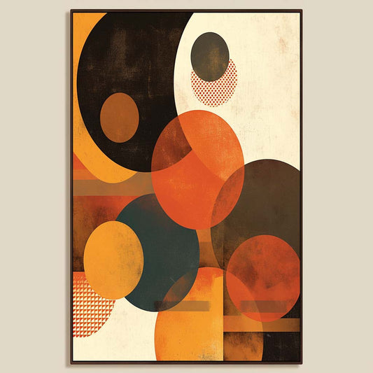 Handpainted Abstract Wall Art Painting Decorative Painting Aisle Corridor Mural Mooring Hanging Paintingyellowgreenblack1inx47in,No Frame
