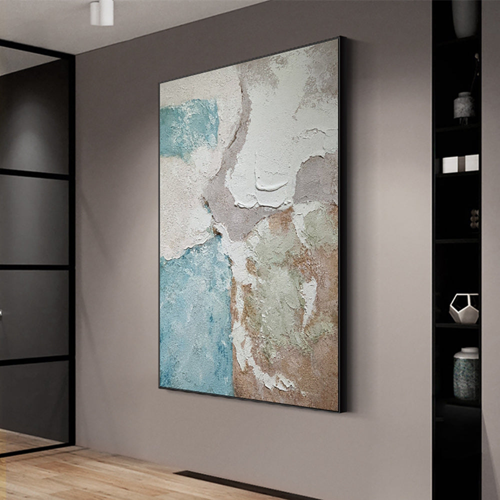 New Design Abstract Wall Art Painting Thick Oil On Canvas Hand Painted Canvas Art Picture Modern Picture For Living Room,31inx47in,No Frame