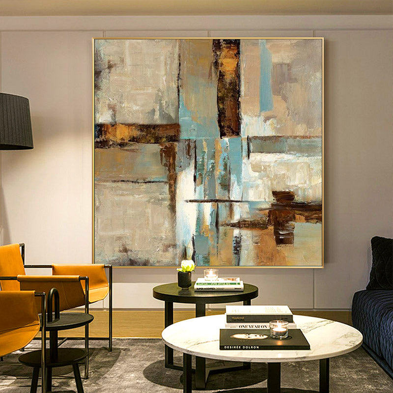 AmericanAbstractPaintingPurehandpaintedDecorativePaintingAisleEntranceHallwayLightLuxuryModernMuralPaintings 31in,No Frame