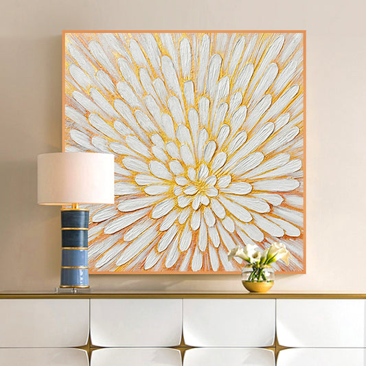 1 Panel Set Abstract Simple Design Oil Paintings Wall Picture Abstract Canvas Wall Decorative Artwork,31inx31in,No Frame